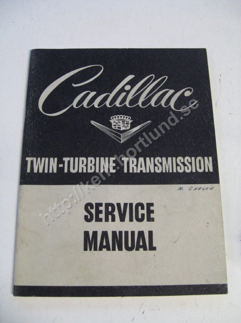 1953 Cadillac Twin-Turbine Transmission Service Manual