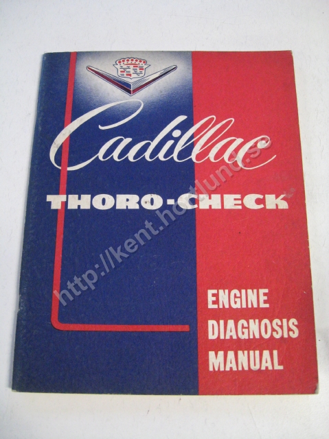 1953 Cadillac Thoro-Check Engine Diagnosis Manual