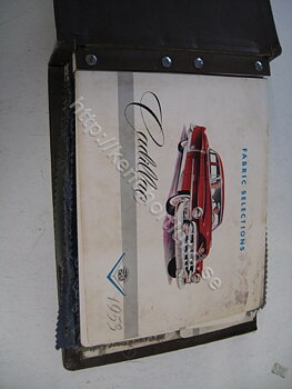 1953 Cadillac Dealer Album Fabric Selection