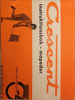 1961 Crescent Moped Instruktionsbok