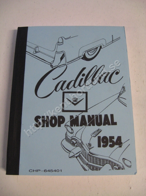 1954 Cadillac Shop Manual