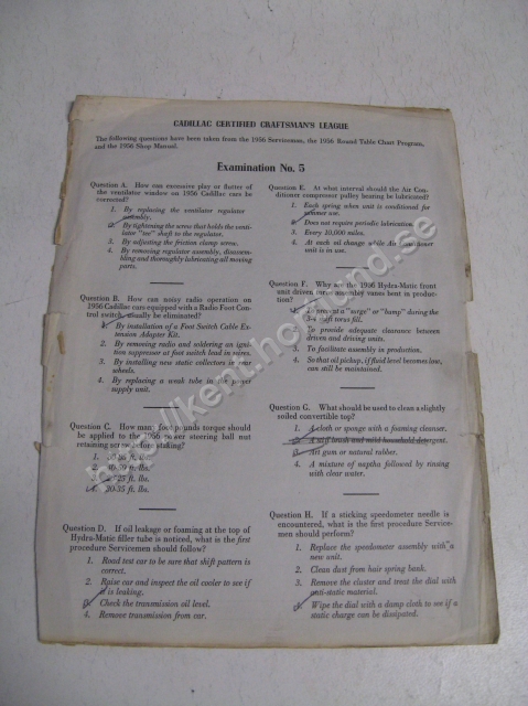 1956 Cadillac examintation no.5