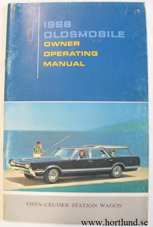 1966 Oldsmobile Vista-Cruiser Station Wagon Owner Operating Manual