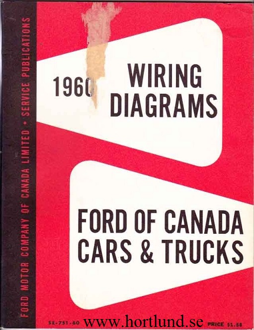 1960 Ford MoCo Wiring Diagrams Cars & Trucks
