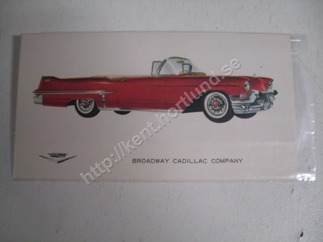 1957 Cadillac Sixty-two Convertible Försäljningsbroschyr