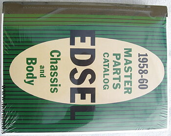 1958 - 1960 Edsel Master Parts Catalog