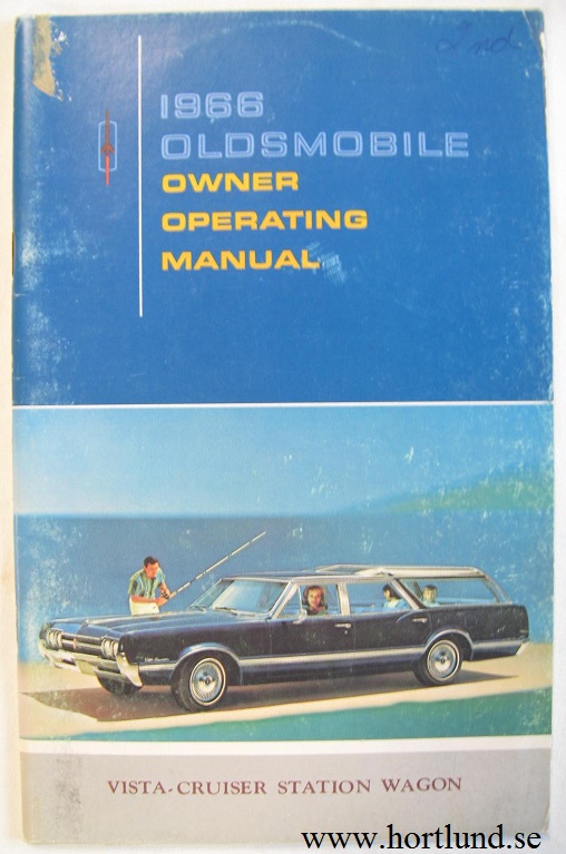 1966 Oldsmobile Vista-Cruiser Station Wagon Owner Operating Manual Rev. 11-65