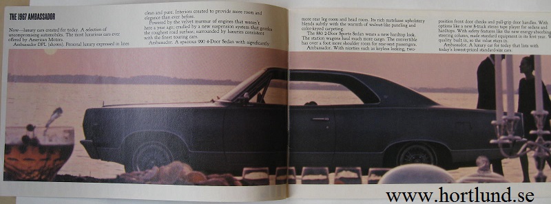 1967 Rambler alla modeller broschyr - 2