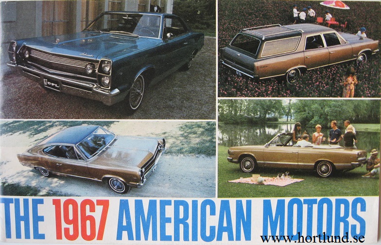1967 Rambler alla modeller broschyr