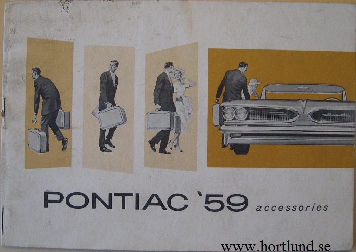 1959 Pontiac Accessories broschyr