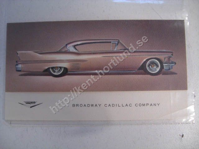 1958 Cadillac Coupe inbjudan
