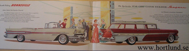 1957 Pontiac Three More Suprises broschyr - 2
