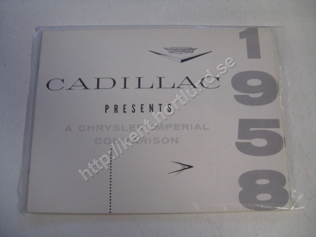 1958 Cadillac - Imperial jämförelse