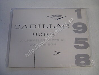 1958 Cadillac - Imperial jämförelse