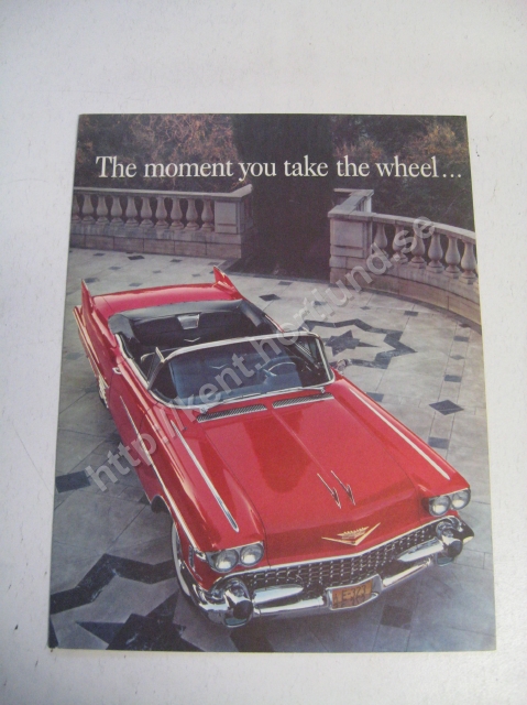 1958 Cadillac broschyr The moment you take the wheel…