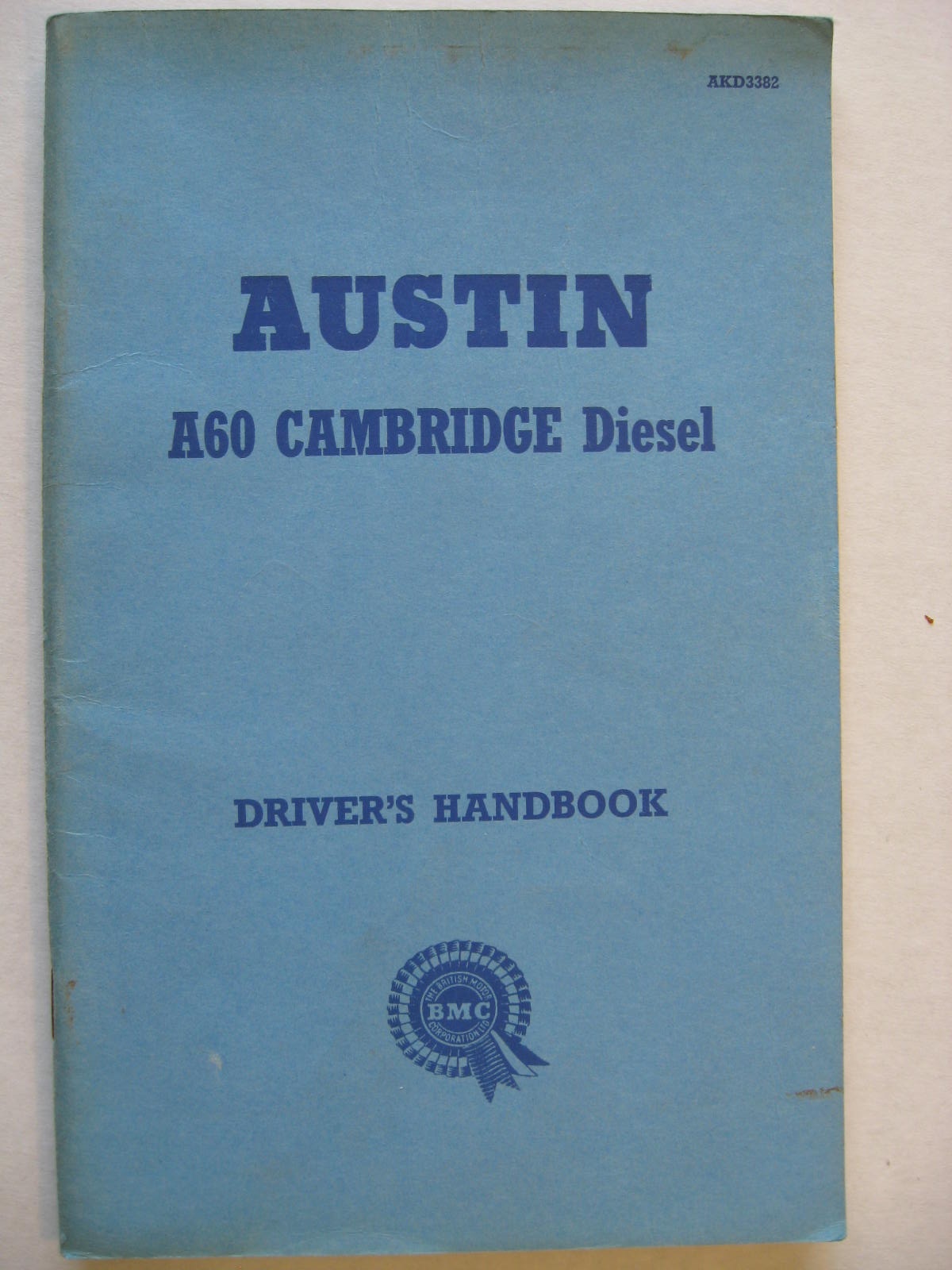 1962 1963 Austin A60 Cambridge Diesel Instruktionsbok