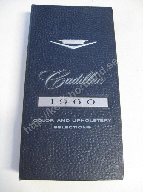1960 Cadillac Color and Upholstery Selections Dealer album