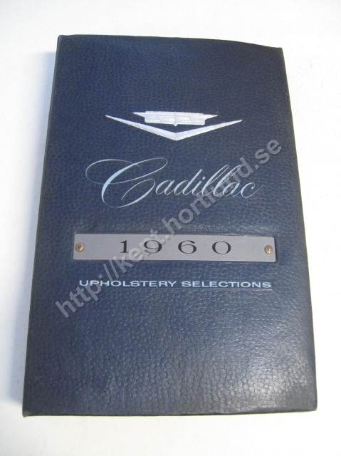 1960 Cadillac Dealer Album Upholstery Selections