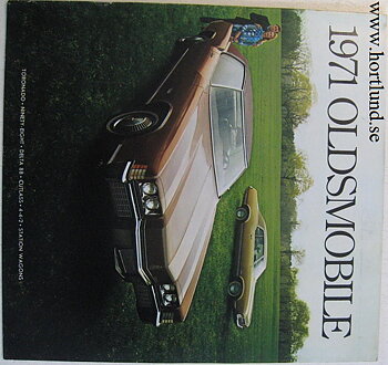 1971 Oldsmobile lyx broschyr