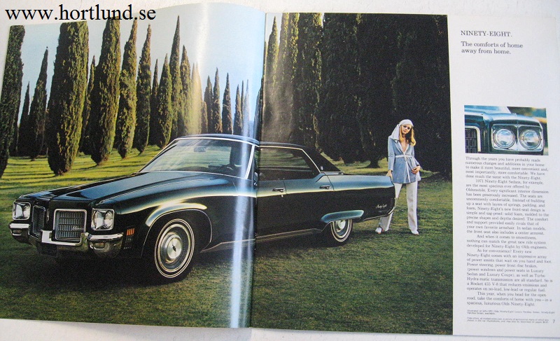 1971 Oldsmobile lyx broschyr - 2