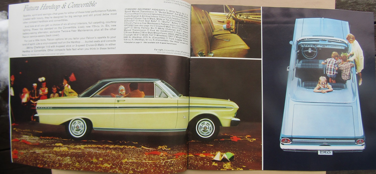 1965 Ford Falcon broschyr Rev. 2-65 - 2