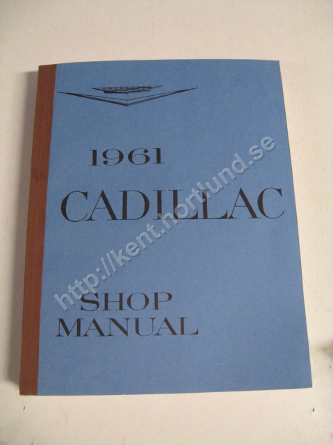 1961 Cadillac Shop manual