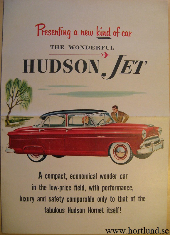 1953 Hudson Jet broschyr