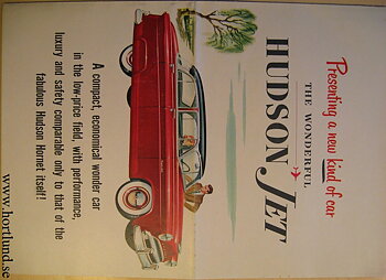 1953 Hudson Jet broschyr
