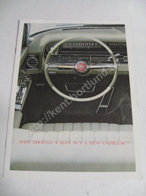 1963 Cadillac broschyr
