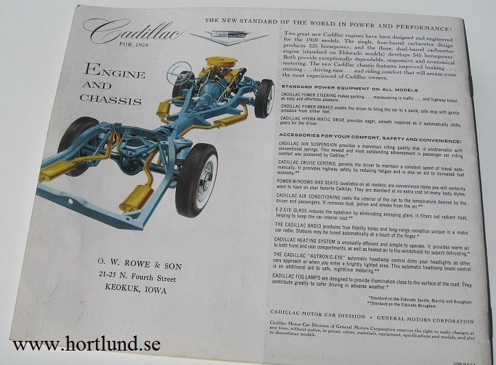 1959 Cadillac broschyr typ 2 - 2