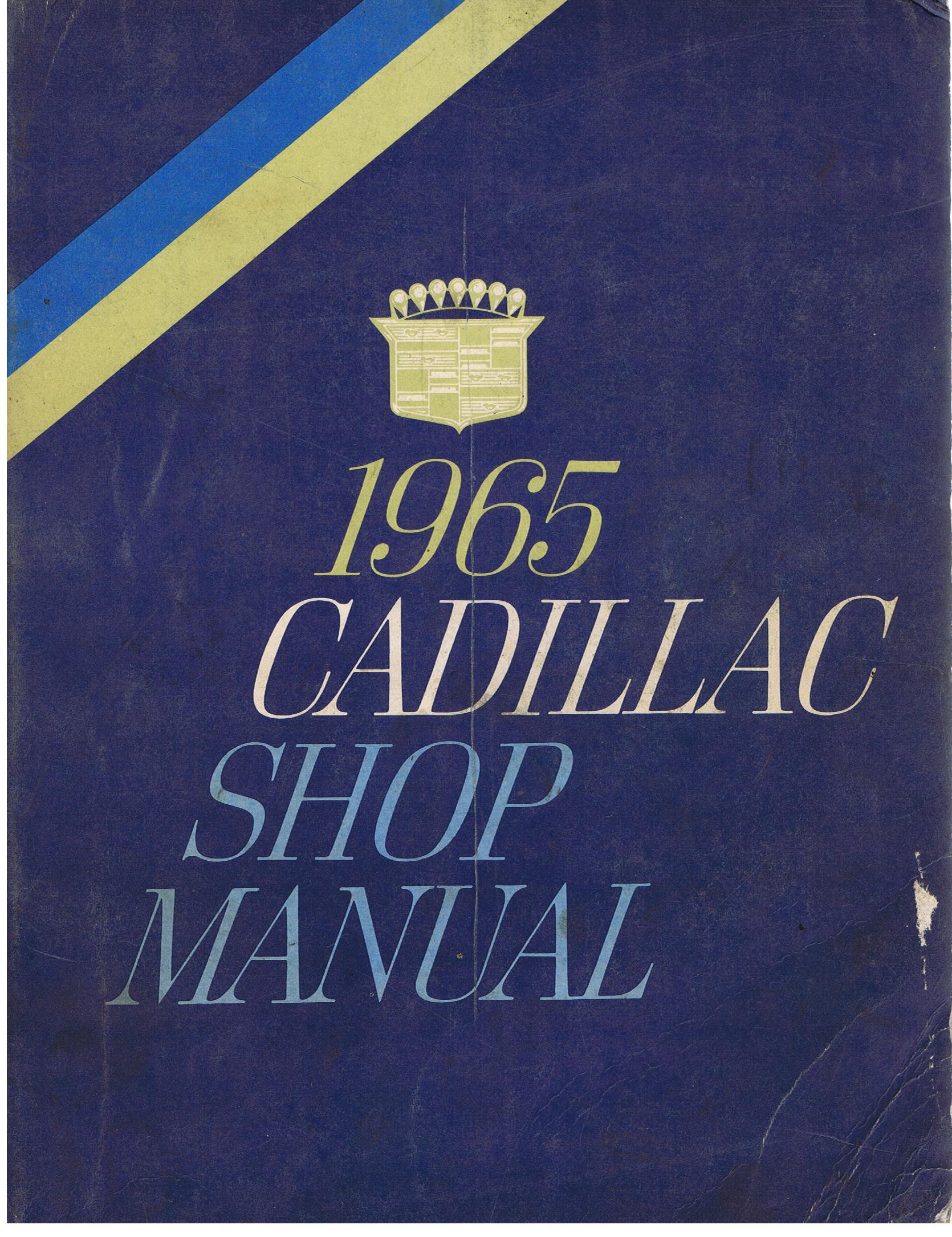 1965 Cadillac Shop Manual