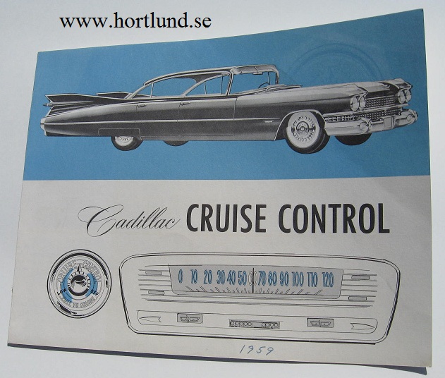 1959 Cadillac Cruise Control broschyr