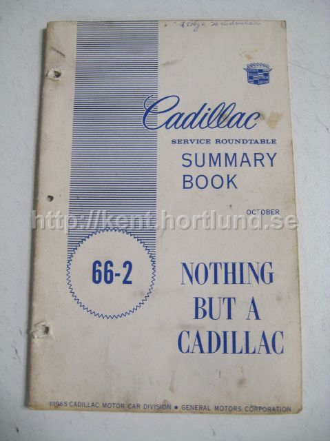 1966 Cadillac Service roundtable 66-2