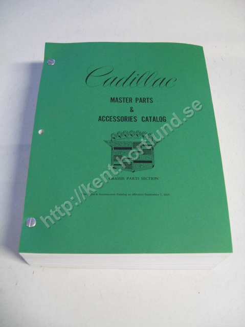 1968 Cadillac  Master Parts & Accessories Catalog