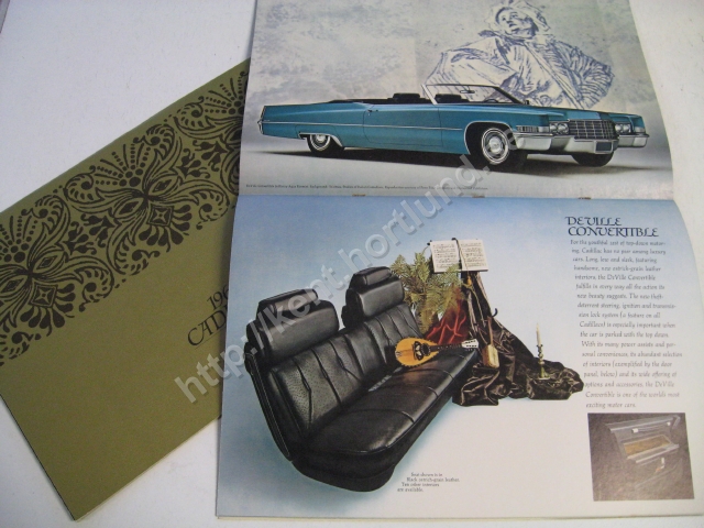 1969 Cadillac  Lyxbroschyr