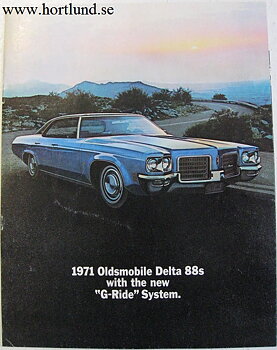 1971 Oldsmobile Delta 88 broschyr