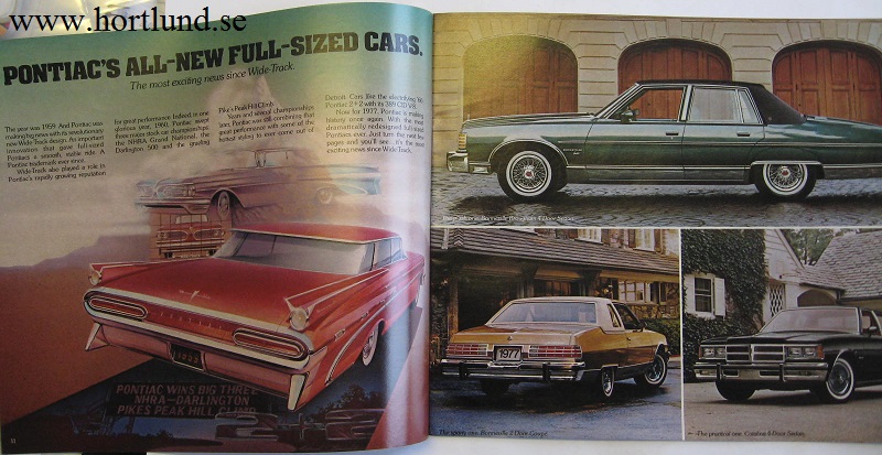 1977 Pontiac alla modeller broschyr - 3