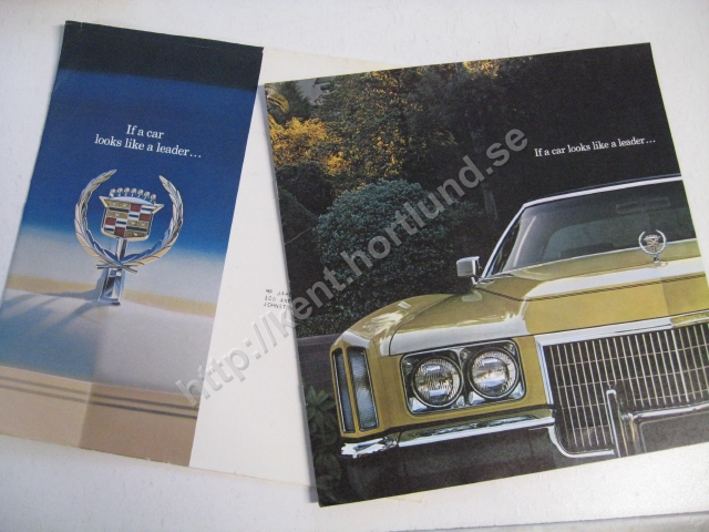 1971 Cadillac Försäljningsbroschyr