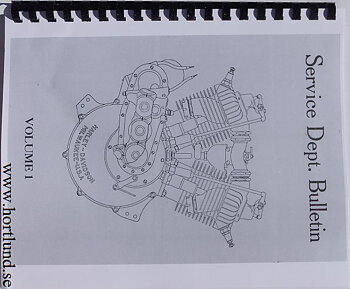 1917 - 1926 Harley-Davidson Mechanics' Bulletin