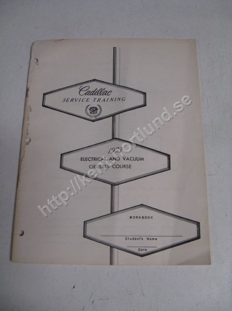 1973 Cadillac Service training