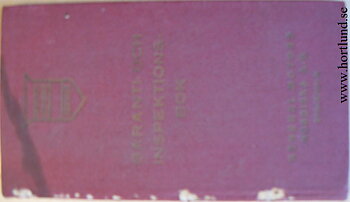 1947 GM Garanti- och Inspektionsbok