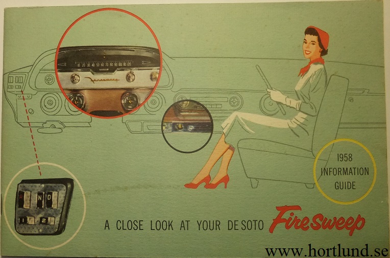 1958 De Soto Firesweep Owners Manual