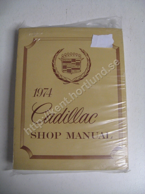 1974 Cadillac Shop manual