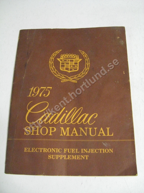 1975 Cadillac Electronic fuel injection supplement