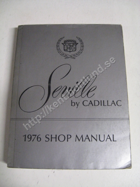 1976 Cadillac  Seville Shop Manual