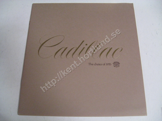 1976 Cadillac  Brochure