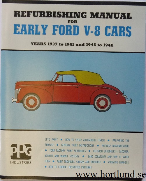 1937 - 1948 Ford Repaint Manual