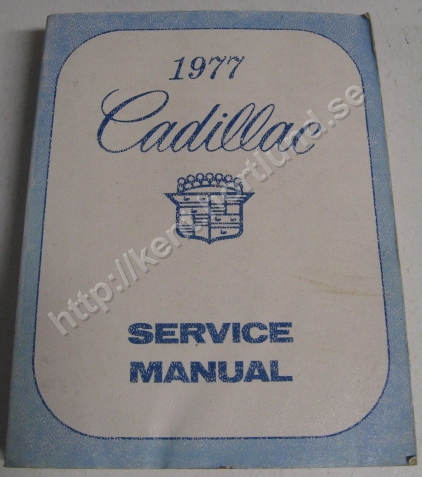 1977 Cadillac Service Manual