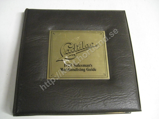 1977 Cadillac Salesman's merchadising guide