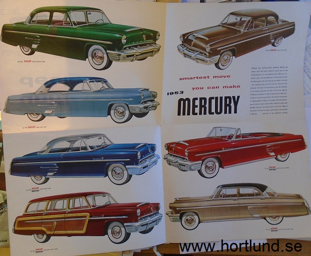 1953 Mercury broschyr farther than ever... - 2